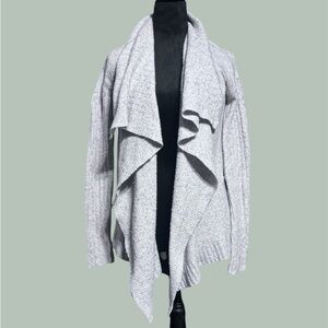 Abercrombie & Fitch Grey Wool Blend Knit Cardigan